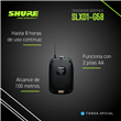 Transmisor Bodypack SHURE SLXD1=-G58 Profesional